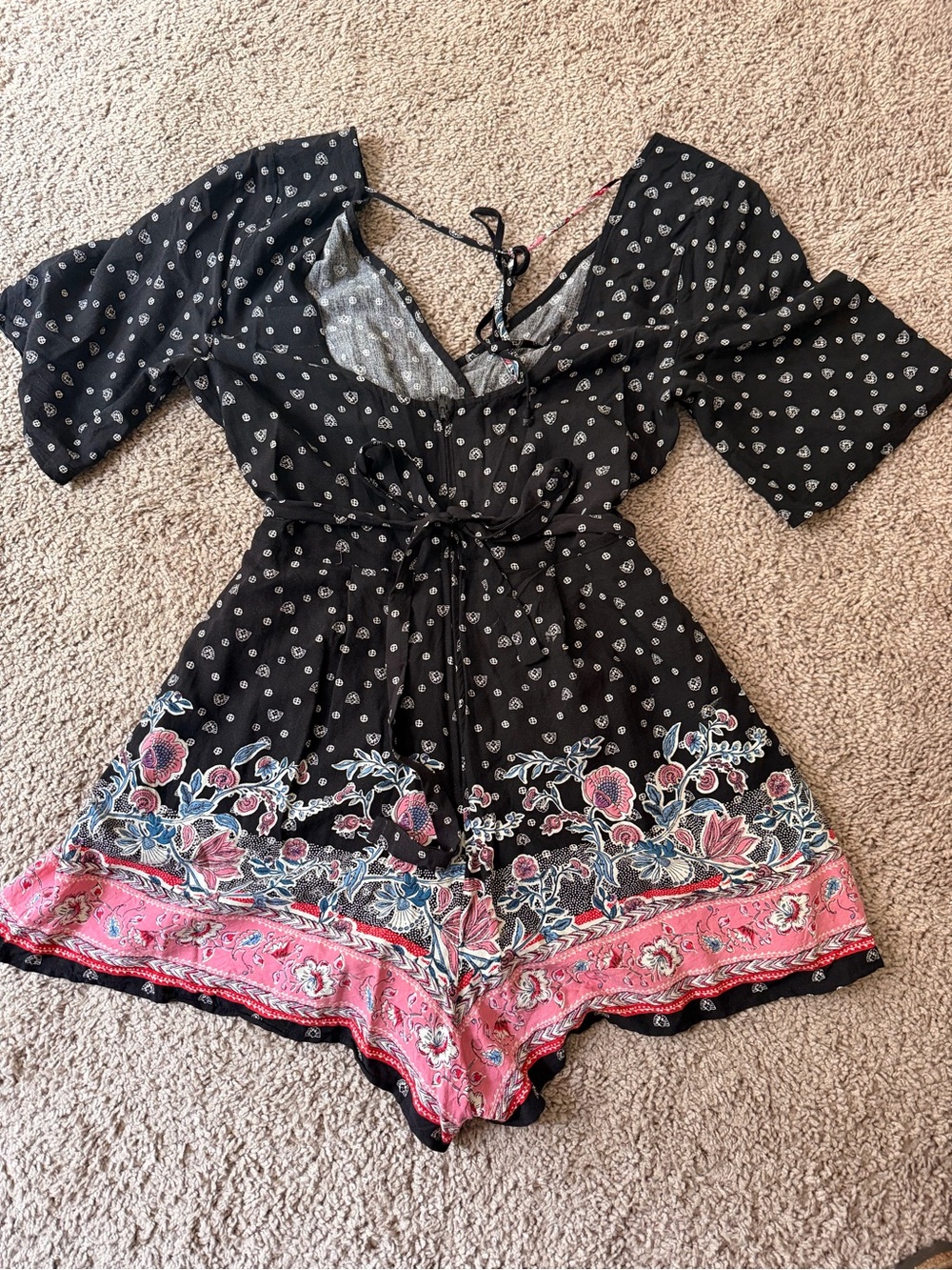 Blue Rain Romper M
